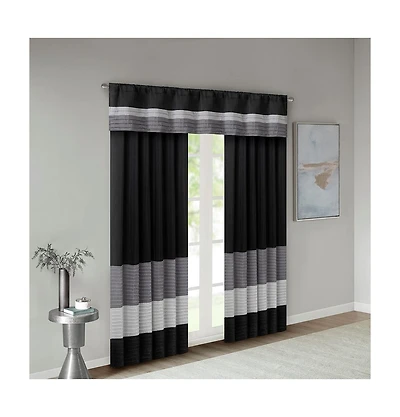 Avobird Pintuck Curtain Panel Only 1 Pc Panel