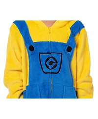 Despicable Me Kids (4-16) Minions Union Suit Kids Bob Hooded Pajama