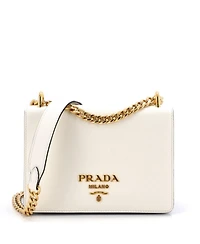 Pre-Owned Prada Small Chain Flap Bag Saffiano Leather