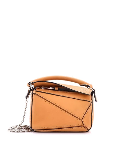 Pre-Owned Loewe Nano Puzzle Bag Leather