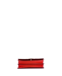 Pre-Owned Prada Medium Embleme Triangle Logo Flap Bag Spazzolato Leather