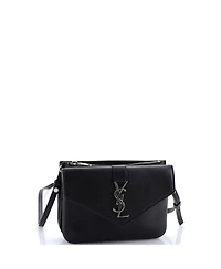 Pre-Owned Saint Laurent Classic Monogram Tri-Pocket Crossbody Bag Leather