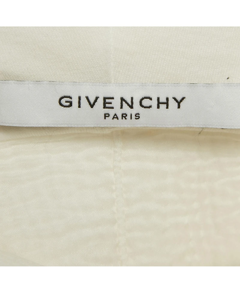 Pre-Owned Givenchy Women's Logo Print Distressed Oversize Hoodie