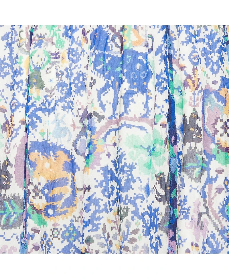 Pre-Owned Isabel Marant Women's Multicolor Print Crepe Viviane Skirt