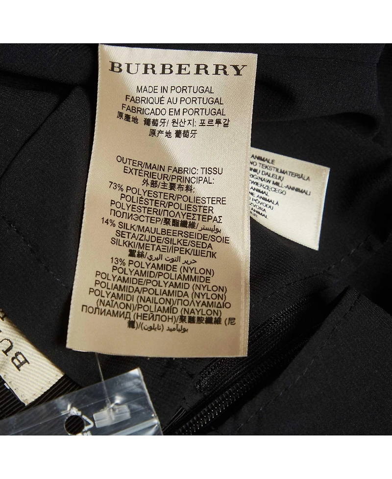 Pre-Owned Burberry Women's Synthetic Fil Coupandeacute Pencil Skirt