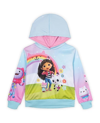 Gabby's Dollhouse Kids & Baby(2T-4T)Toddler Girls' Fleece Pullover Hoodie
