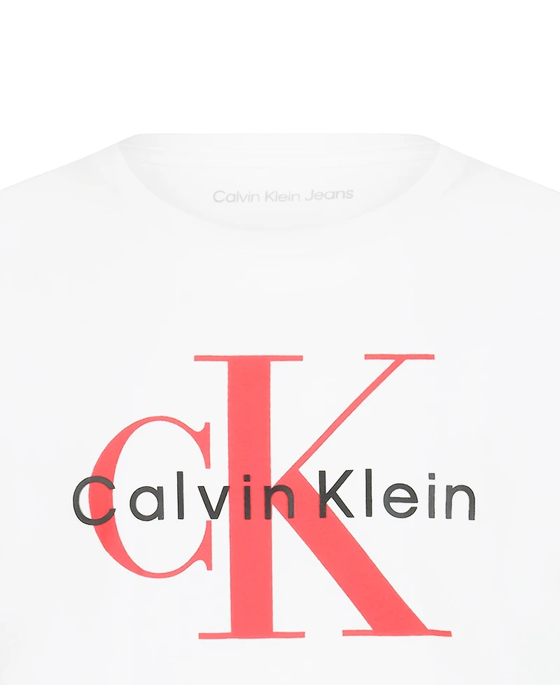 Calvin Klein Boys' 8-20 Monologo Short-Sleeve T-Shirt