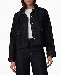 Joe's Jeans Women's Collared Patch Pocket Swing Jacket
