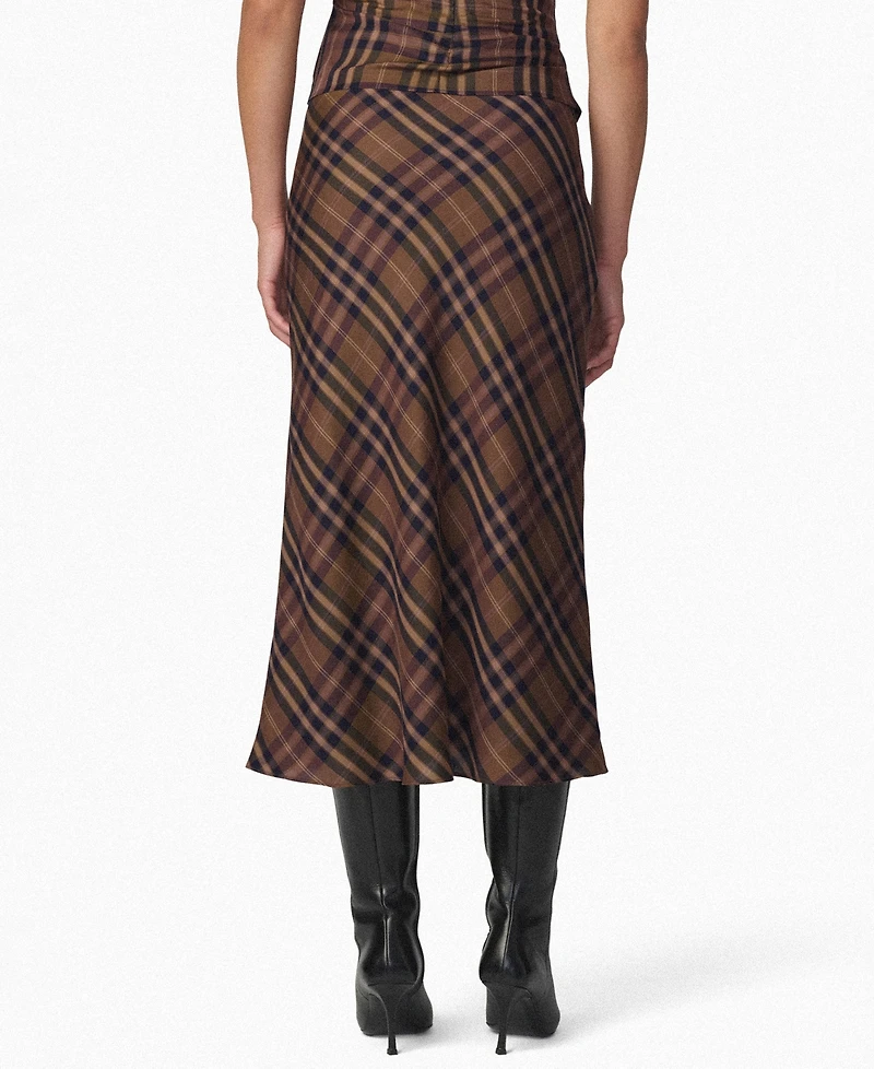 Joe's Jeans Women's The Ines Plaid Midi Skirt