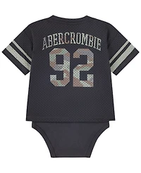 abercrombie kids Baby Boys' Short-Sleeve Sport Bodysuit