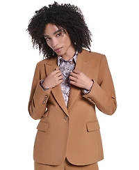 Karl Lagerfeld Paris Women's Regular-Length One-Button Jacket