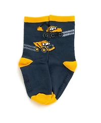 John Deere Little Kids' Boy or Girl ( 4 - 6 ) Non-Slip Grip Crew Socks Set