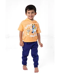 Bluey Toddler Boy's (2T-4T) 2-Piece Hooded Tee and Joggers Set