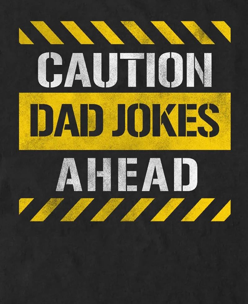 Fifth Sun Men's Generic Dad Jokes Ahead T-Shirt