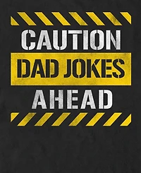Fifth Sun Men's Generic Dad Jokes Ahead T-Shirt