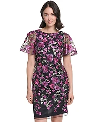 Jessica Howard Women's Boat Neck Dress