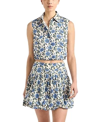 Derek Lam 10 Crosby Women's Collared Sleeveless Top