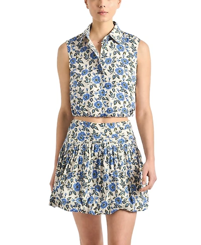 Derek Lam 10 Crosby Women's Collared Sleeveless Top