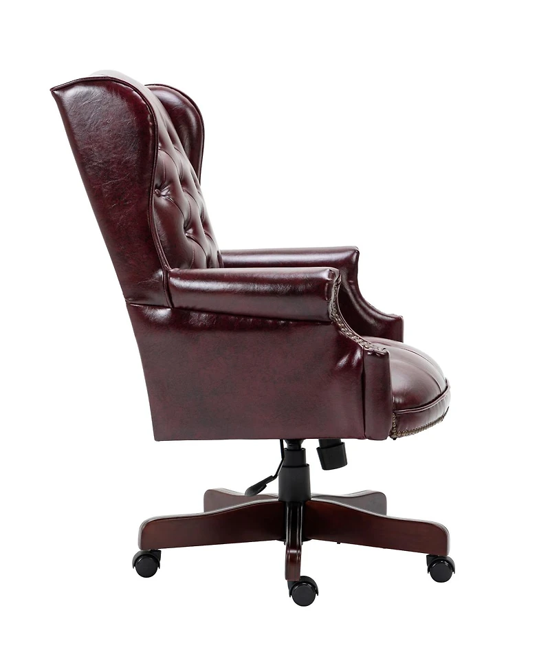 Streamdale Furniture Executive Ergonomic Pu Leather Office Chair