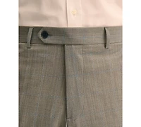 B by Brooks Brothers Men's Wool-Blend Stretch Regular-Fit Suit Separates Pant