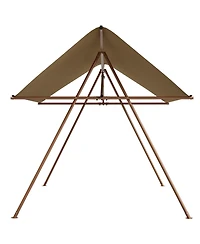 Streamdale Furniture Hexagonal Shade Sail Canopy, 206"x118" Uv Block Sunshade
