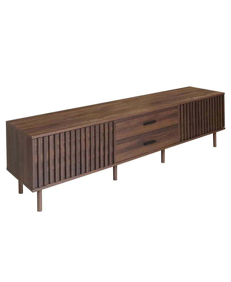 Streamdale Furniture 70-Inch Modern Tv Stand for TVs up to 80 Inches with Storage and Wood Legs