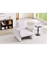 Streamdale Furniture Modern Chenille Oversized Accent Chair with Plush Cushion