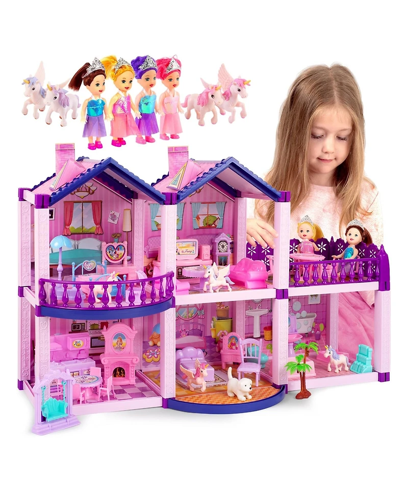 Gnuadz Dollhouse Princesses Furniture Accessories Garden Gifts Kids