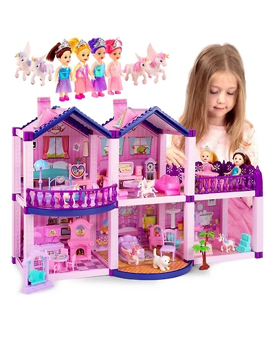 Gnuadz Dollhouse Princesses Furniture Accessories Garden Gifts Kids