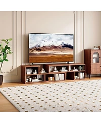 Streamdale Furniture Modular Tv Stand, Adjustable Open Storage Media Console