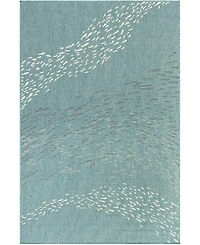 Liora Manne' Carmel School Of Fish 3'3" x 4'11" Outdoor Area Rug