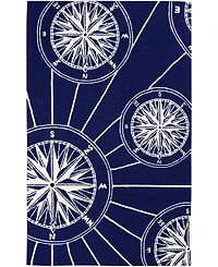 Liora Manne' Frontporch Compass 5' x 7'6" Outdoor Area Rug