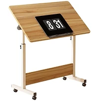 homfan Adjustable Standing Desk on Wheels