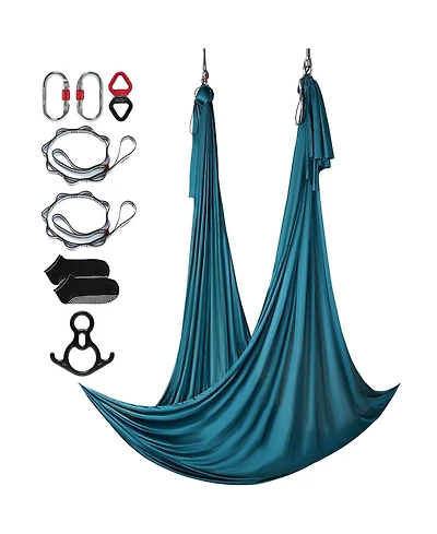 Vevor Aerial Silk Yoga Swing Set Yards Hammock Trapeze Inversion Fly