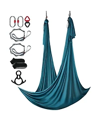 Vevor Aerial Silk Yoga Swing Set Yards Hammock Trapeze Inversion Fly