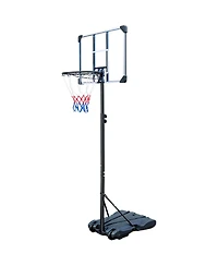 Zeny Portable Basketball Hoop Stand with Wheels for Kids Youth Adjustable Height 5.4ft - 7ft Use for Indoor Outdoor Basketball Goals Play Set