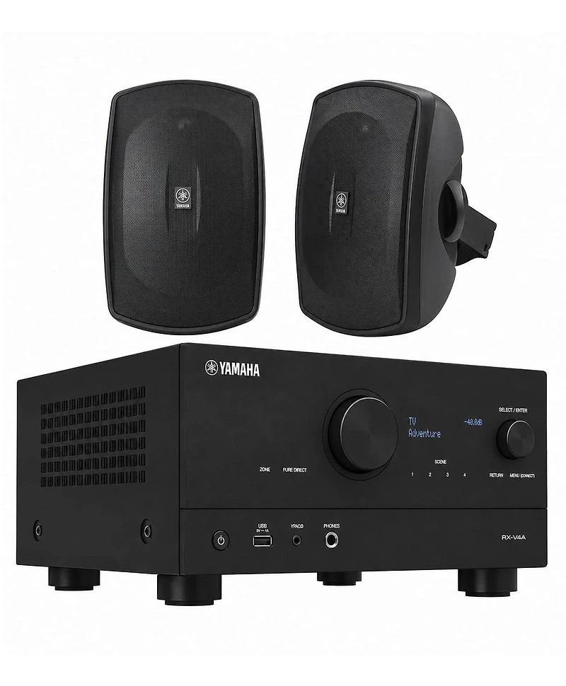Yamaha Rx-V4A 5.2 Av Receiver with Ns-AW350B Speakers