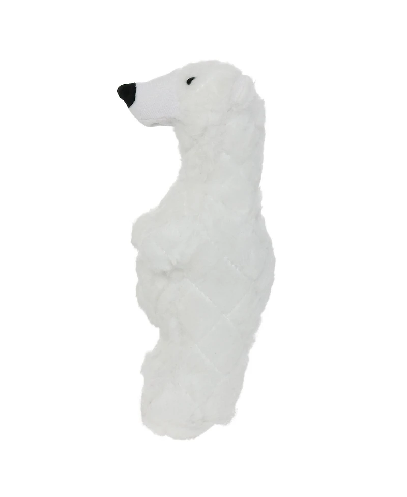Mighty Arctic Polar Bear, Durable Plush Squeaky Dog Toy