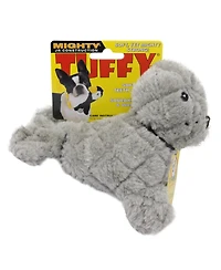 Mighty Jr Arctic Seal, Durable Plush Squeaky Dog Toy
