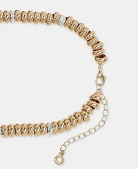 Anne Klein Crystal Beaded All-Around Collar Necklace, 16" + 3" extender
