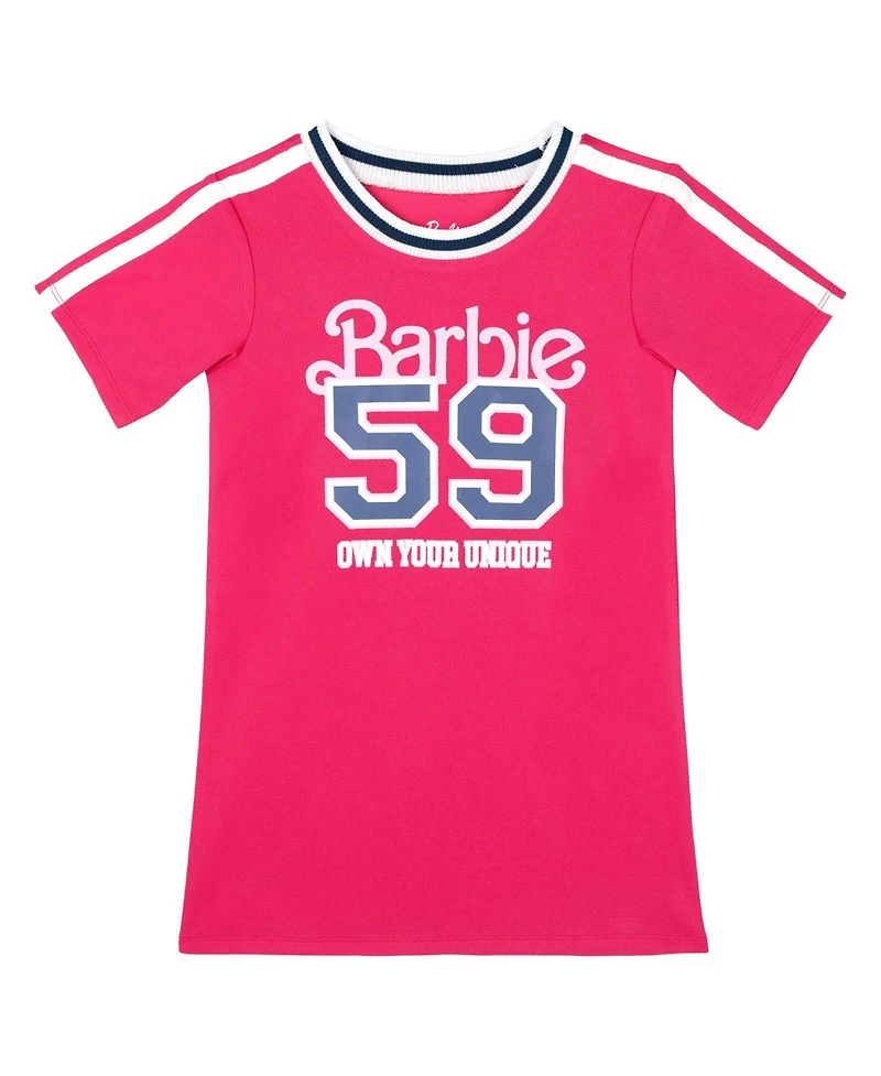 Barbie Little Girls (5-16) Athletic Varsity T-shirts