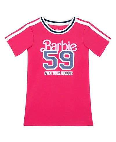 Barbie Little Girls (5-16) Athletic Varsity T-shirts