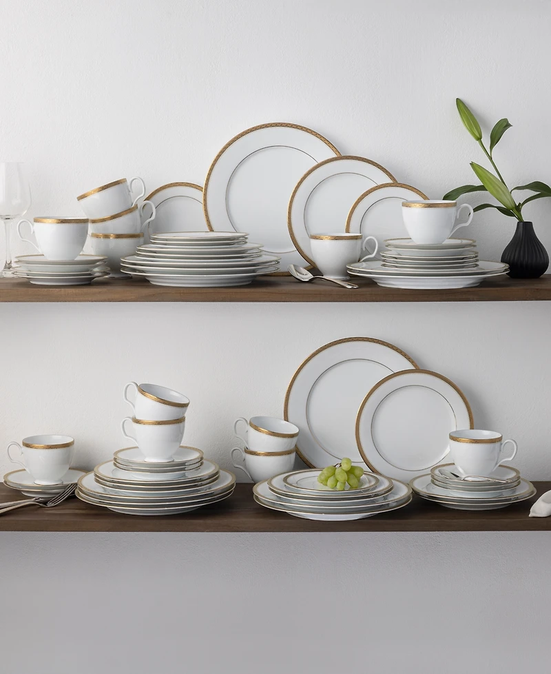 Noritake Charlotta Platinum Piece Dinnerware Set