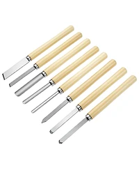 Xdovet 8-Piece Woodturning Chisel Set Chrome Vanadium Steel