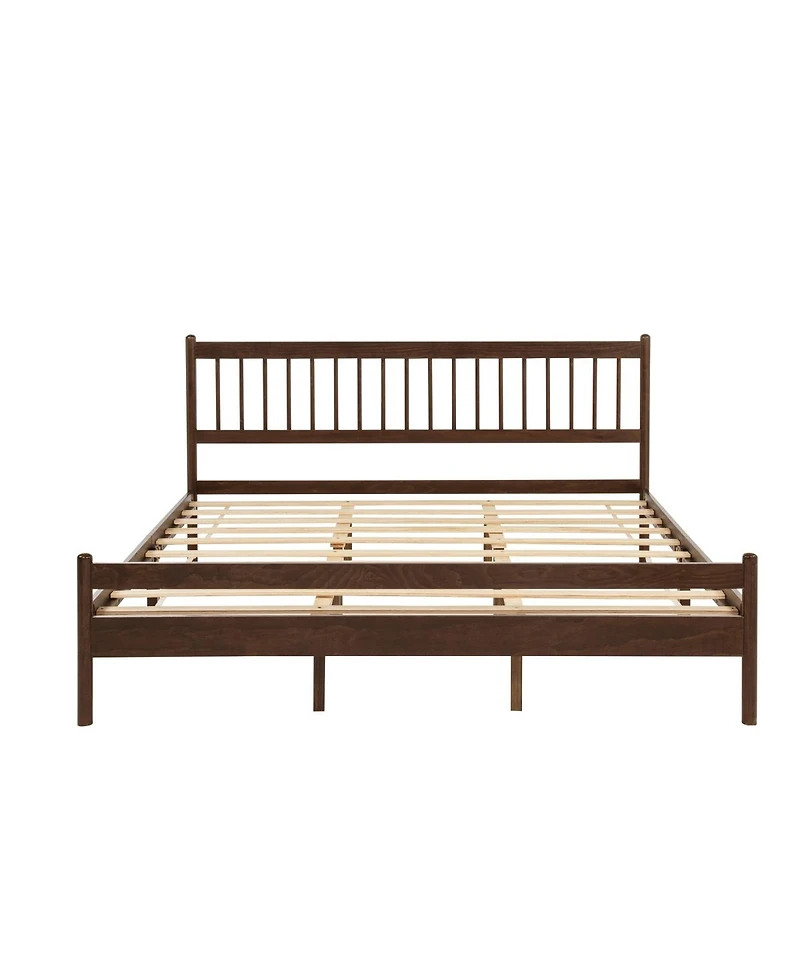 Streamdale Furniture Traditional King Size Pinewood Bed with Headboard and Footboard