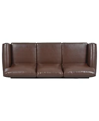 Streamdale Furniture Elegant Pine Wood Armchair with Nailhead Trim and Detachable Cushion