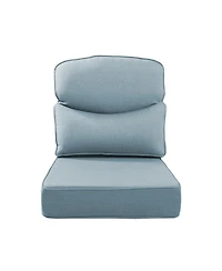 Pocassy 6 Inch Thick 24" x Outdoor Deep Seating Cushion Set Indoor And Seat / Back