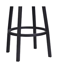 HomeRoots 26" Iron Swivel Counter Height Bar Chair