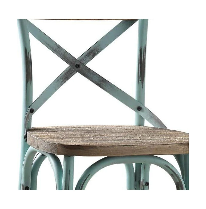 HomeRoots 21" Iron Bar Chair