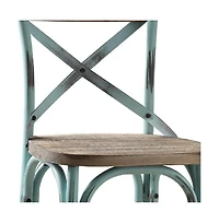 HomeRoots 21" Iron Bar Chair